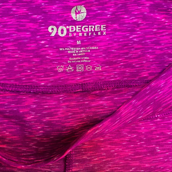 3/20* 90Degree Reflex Pink Print Leggings Medium - Picture 4 of 5